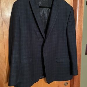 Calvin Klein Men’s Plaid Wool Sports coat/Size 50R